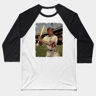 Hank Aaron in Atlanta Braves Baseball T-Shirt